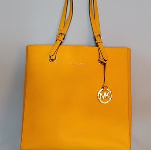 Michael Kors Jet Set Tote yellow handbag
